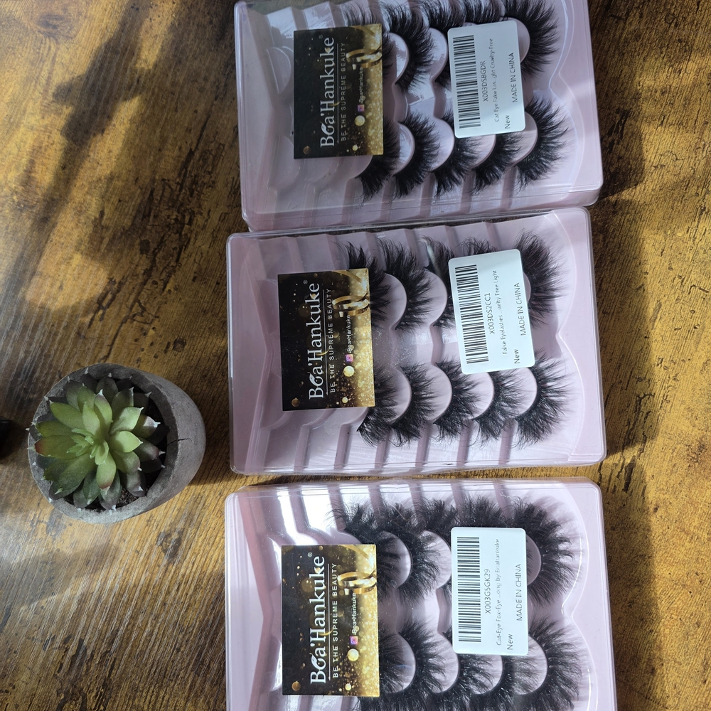 Black Dramatic 3-Pack False Eyelashes